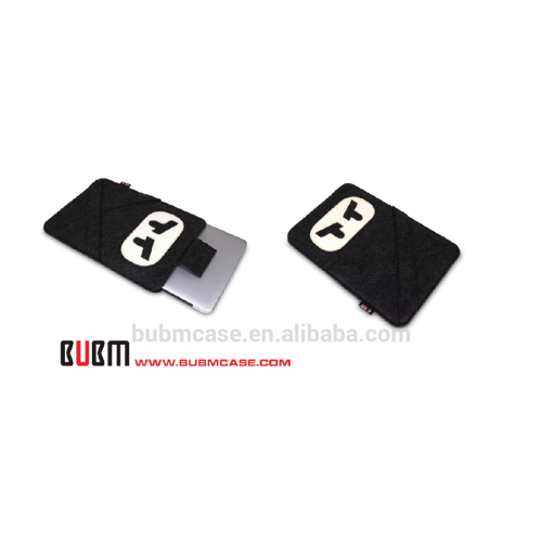 Fashion Black 9.7 inch Wool Felt Tablet Case Cartoon Naruto Bag Tablet Sleeve Tablet Pouch Laptop Bag